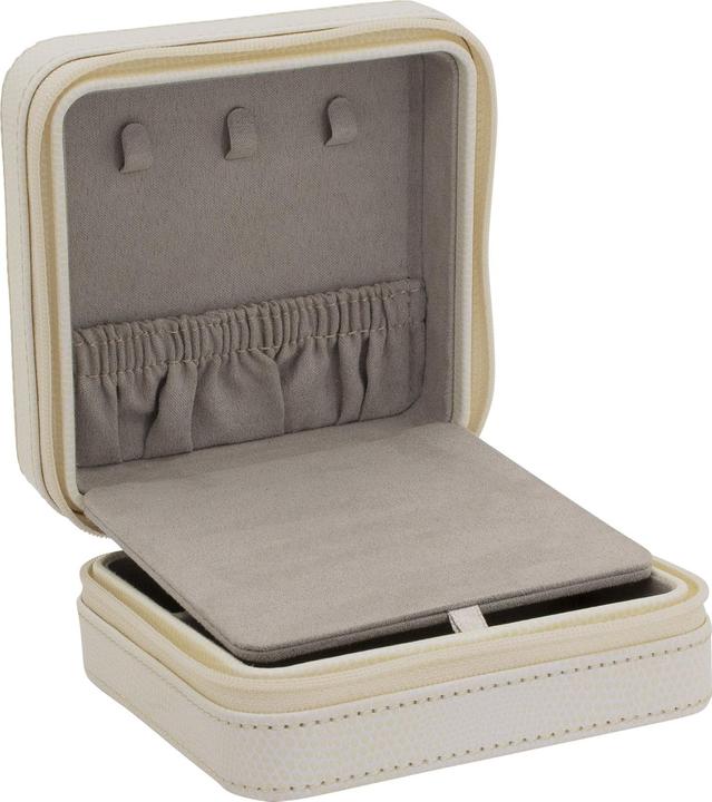 Actual product image Friedrich Stylish cream travel jewellery box Milano 20143-9