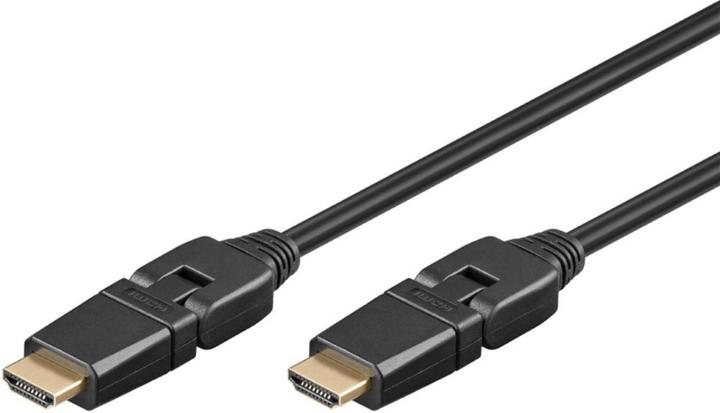 Produktbild Goobay High-Speed-HDMI-360°-Kabel mit Ethernet (5 m, HDMI)