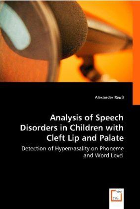 Actual product image Analysis of Speech Disorders in Children with Cleft Lip and Palate (Alexander Reuss, 2008)