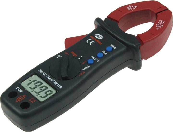 Produktbild REV Zangenamperemeter digit. sw/rt Stromzange digital CAT II 250 V Anzeige (Co (CAT II 250V)