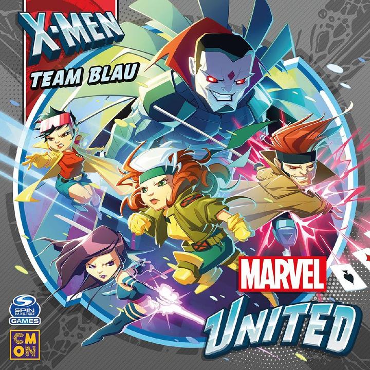 Actual product image Cmon CMND1306 - Marvel United: X-Men Team Blau, Brettspiel, ab 10 Jahren (DE-Erweiterung) (German)
