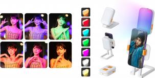 Produktbild CamRock Live Stream LED-Lampe mit Smartphone-Halterung (Ringleuchte)