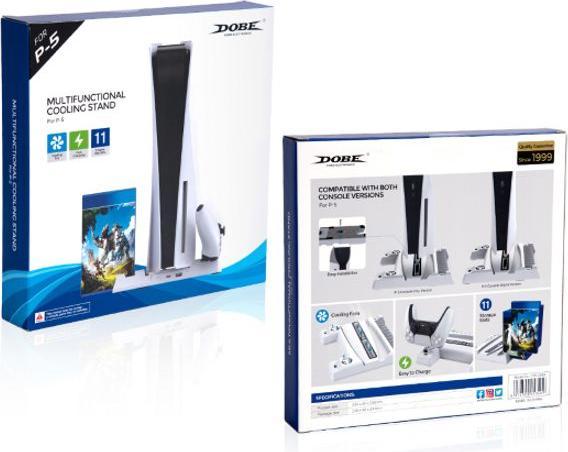 Produktbild Dobe Multifunktionaler Kühlerstand inkl. Ladedock (PS5)