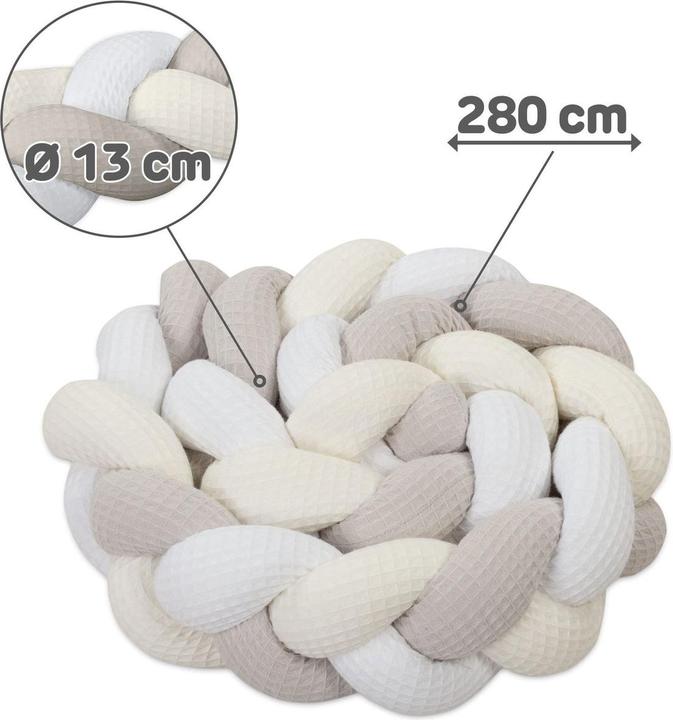 Produktbild Tobi Nestchenschlange geflochten weiss/beige/greige 280