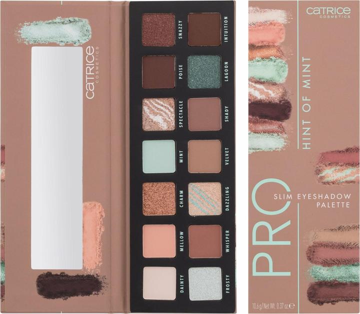 Produktbild Catrice Pro Hint of Mint Slim Eyeshadow Palette (010 Aesthetic Vibes)