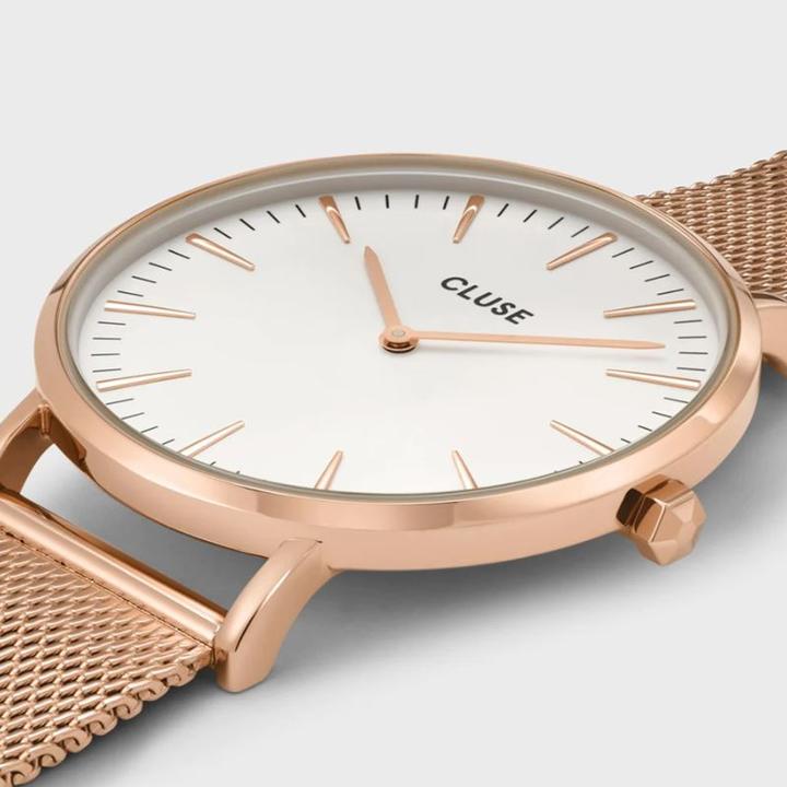 Produktbild Cluse La Bohème Mesh Rosé (Analoguhr, 38 mm)