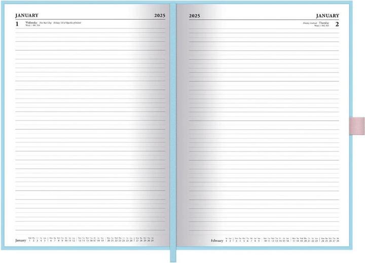 Actual product image Lilo & Stitch You're My Fav 2025 A5 Diary (A5, Lined)