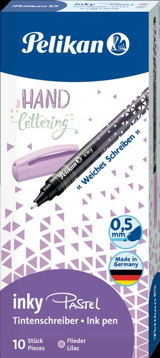 Produktbild Pelikan Tintenschreiber inky 273, pastellflieder (Pastell flieder, 10 x)