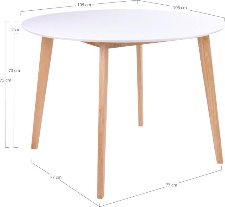 Image du produit House Nordic Vojens (105 x 105 x 75 cm)