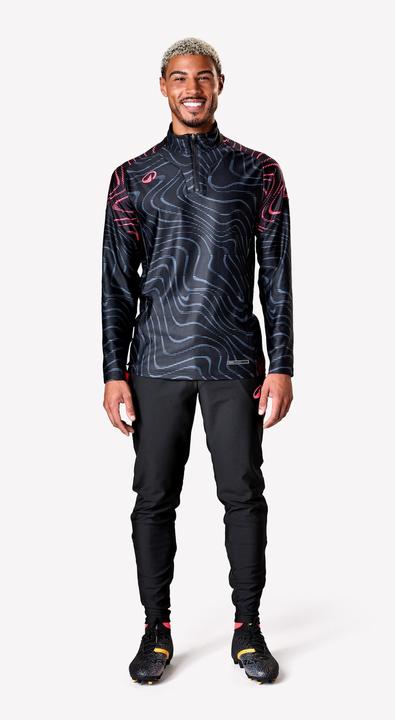 Immagine prodotto Kipsta Pantaloni da allenamento da calcio da donna/uomo - VIRALTO Topo nero/grigio (W34/L34)