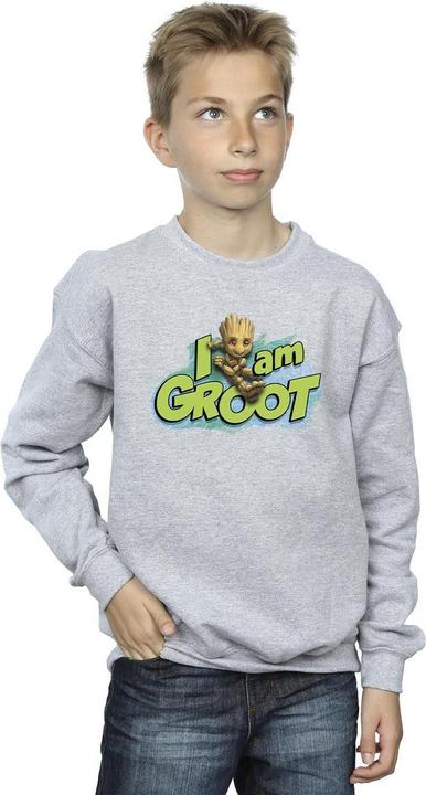 Produktbild Guardians Of The Galaxy I Am Groot Jumping Sweatshirt Jungen (128)