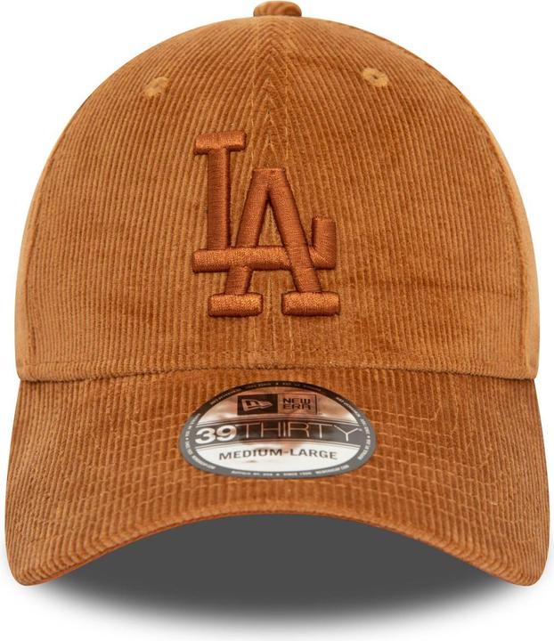 Actual product image New Era 39Thirty Stretch Cap CORD Los Angeles Dodgers earth (S/M)