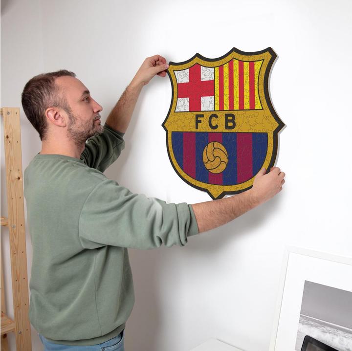 Produktbild Iconic FC Barcelona - Logo - Holz Puzzle Grösse M (270 Teile) (270 Teile)