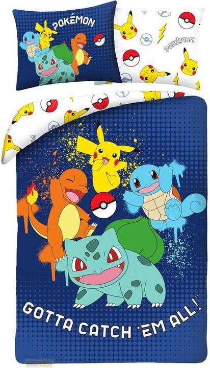Halantex Pokémon Bettwäsche Ver. 10 140 x 200 cm / 70 x 90 cm