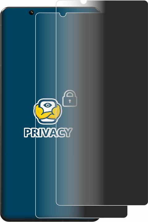 Productafbeelding BROTECT Anti-spionnetje privacyfolie Beschermfolie tegen blauw licht (2 Stuk, Sony Xperia 5 IV)