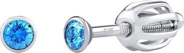 Produktbild Silvego Silver stud earrings with Swarovski Zirconia 2.5 mm SILVEGOB706025LB