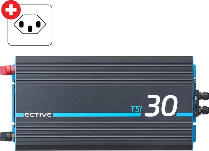 Produktbild Ective TSI 30 Sinus-Wechselrichter 3000W 12V mit Netzvorrangschaltung (CH-Stecker)