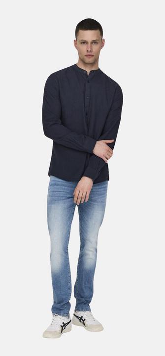Immagine prodotto Only & Sons Camicia con collo alla mandarina slim fit Camicia (XXL)
