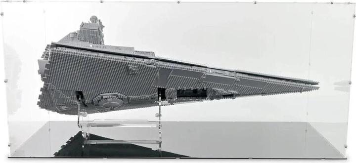 Produktbild iDisplayit Acryl-Display & Ständer für LEGO® 75252 Star Wars Imperialer Sternzerstörer (Mit schwarzem Boden)