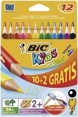 Produktbild Bic Kredki Kids ecolutions Evolution Triangle pude?ko 10+2 szt. 8871462 (Mehrfarbig)
