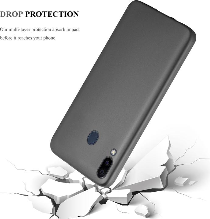 Actual product image Cadorabo TPU Matt Metallic Cover (Samsung Galaxy M20)