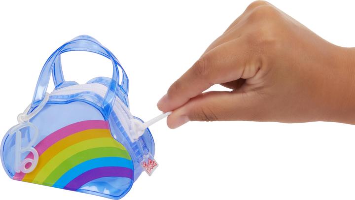Image du produit Barbie Vêtements de mode et sac de luxe avec accessoires dans un présentoir de comptoir