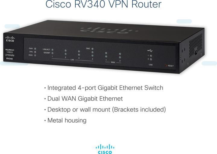 Actual product image Cisco Rv340-K9-G5