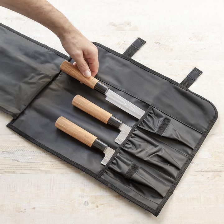 Actual product image TOP Japanese knife set (34 cm)