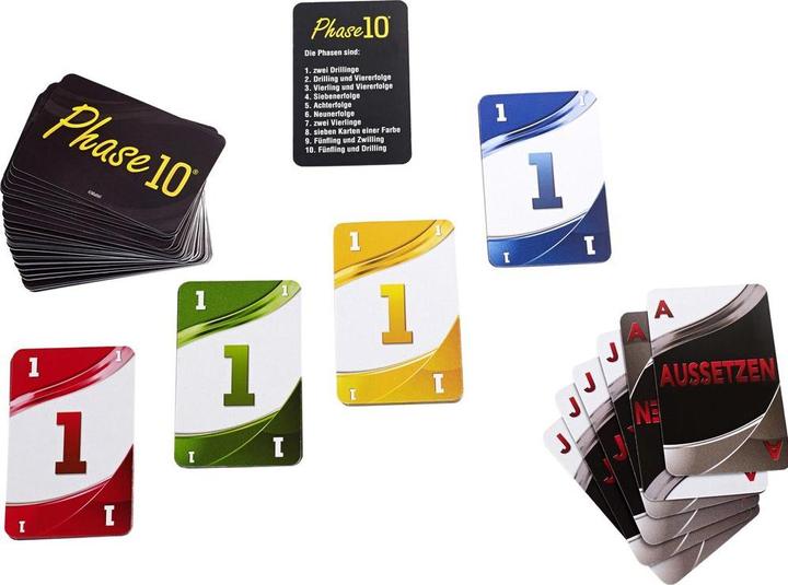 Produktbild Mattel Games Phase 10 Kartenspiel (Deutsch)
