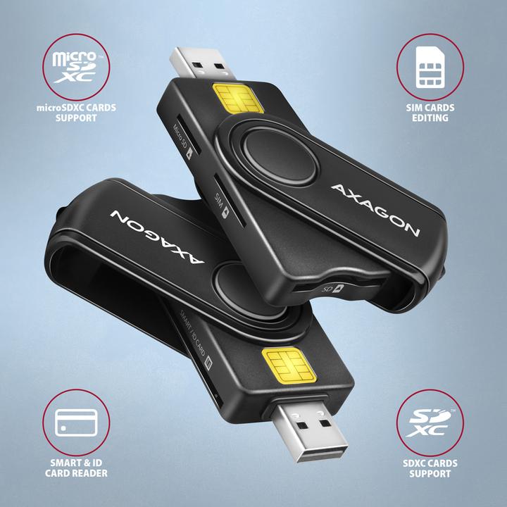 Produktbild Axagon CRE-SMP2A (USB 2.0)
