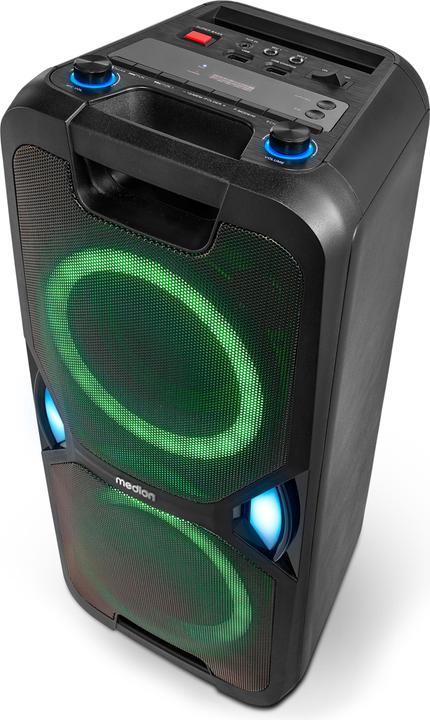 Actual product image Medion MD 44468 Party loudspeaker black (15 h, Electrical connection, Rechargeable battery operated)