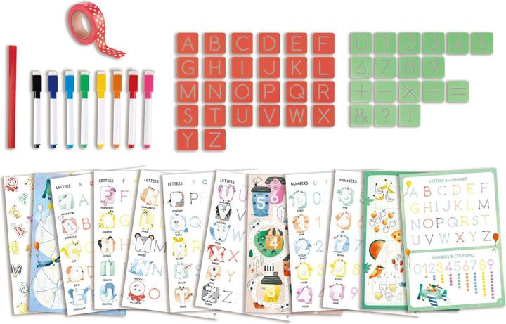 Actual product image Hape ABC and Numbers Stencils