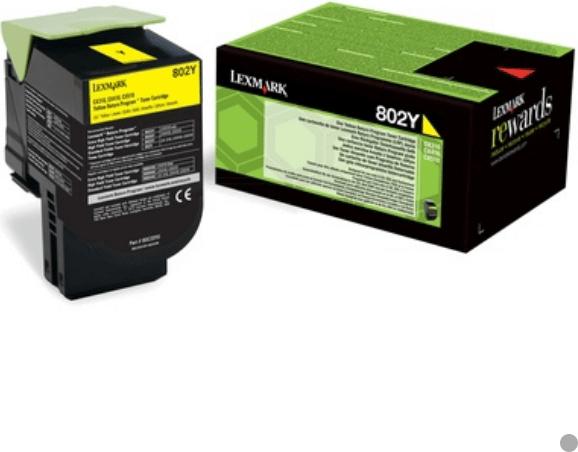 Actual product image Lexmark 80c20y0 (Y)
