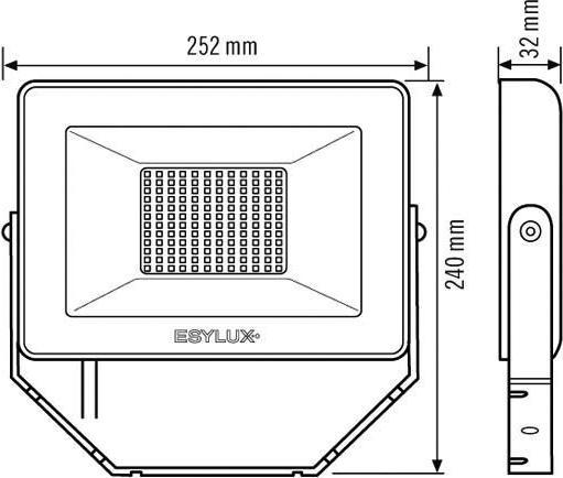 Actual product image Esylux LED Spotlight (5000 lm, IP65)