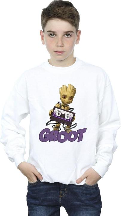 Actual product image Guardians of the Galaxy Boys Groot Casette Sweatshirt (140, 146)