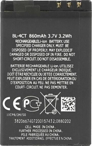 Produktbild OEM MPS Akku für Nokia BL-4CT 860 mAh
