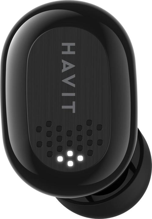 Actual product image Havit TWS Bluetooth Headset Black Wireless Headphones In Ear Music Black (100 h, Wireless)