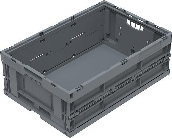 Immagine prodotto kaiserkraft Scatola pieghevole in materiale rigenerato, senza coperchio, capacità 41 l.