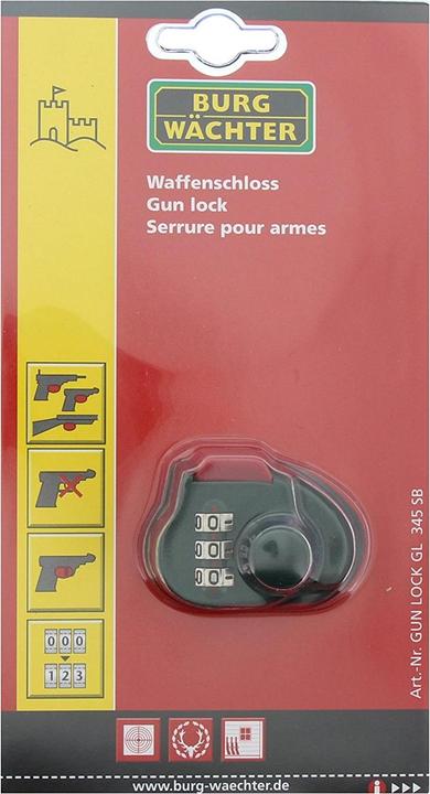 Actual product image Burg Wächter Combination gun lock Gun Lock GL 345 SB