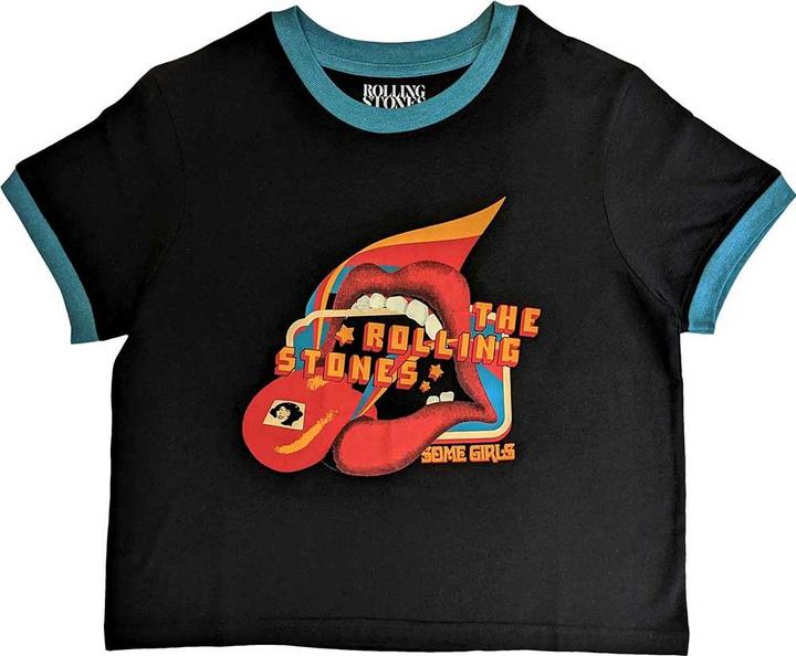 The Rolling Stones Some Girls Lick Crop Top (Girlie)