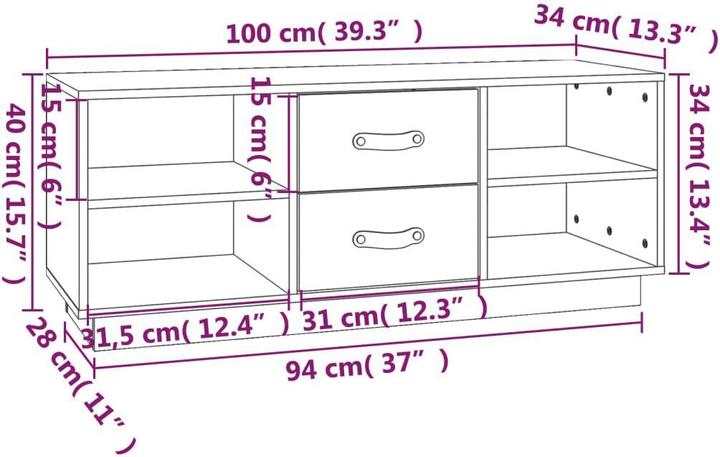 Image du produit VidaXL Jerry (100 x 34 x 40 cm)