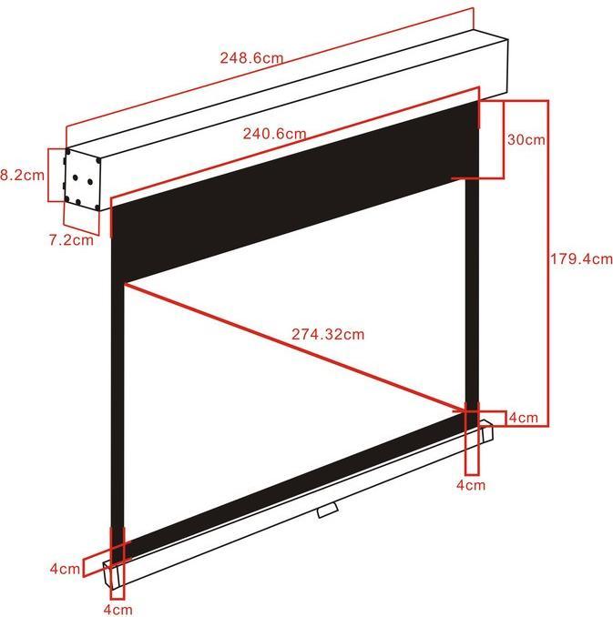 Immagine prodotto Multibrackets Manuale (108", 16:10)