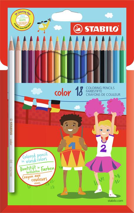 STABILO Color (Mehrfarbig, Multicolor, 18 x)