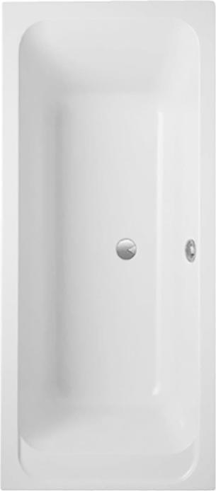 Image du produit Villeroy & Boch Système balnéo V&B ARCHITECTURA avec angle R 180x80 Tech. Pos 2 we (235 l, 180 cm, 80 cm)