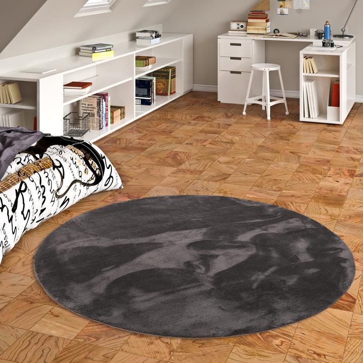 Produktbild Pergamon Kinder Super Soft Fellteppich Pearl Kids Rund (160 x 160 cm)