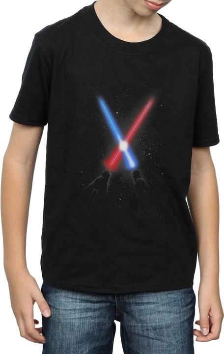 Immagine prodotto Star Wars Crossed Lightsabres Maglietta Ragazzi (116)