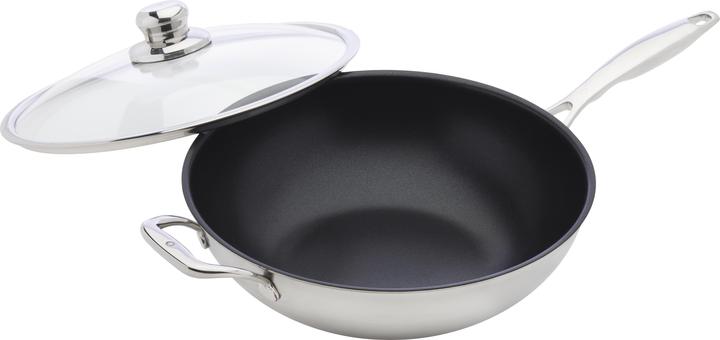 Produktbild Swiss Diamond Wokpfanne (32 cm, Wok Pfanne, Edelstahl, Aluminiumguss)