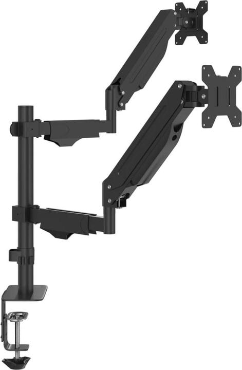 Produktbild VidaXL Doppel-Monitorarm für Max 27 Zoll VESA 75/100 mm 20 kg (27")