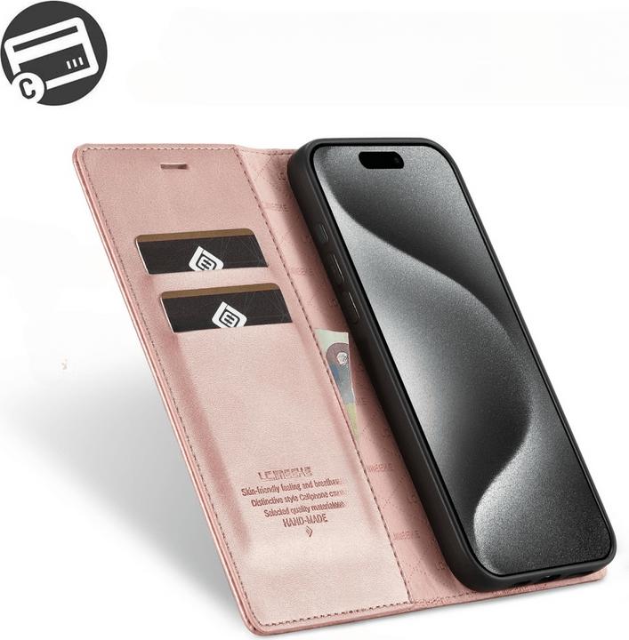 Immagine prodotto LC.Imeeke iPhone 16 Pro Max - Custodia Flip Vintage (Apple iPhone 16 Pro Max)