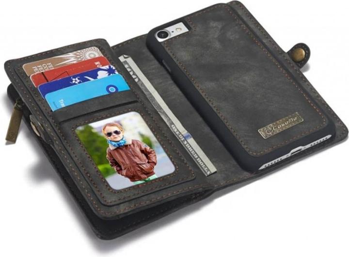 Actual product image Caseme Apple iPhone 8 Real Leather Wallet Card Case (Apple iPhone 8)